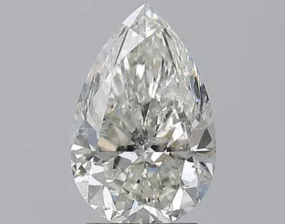 2.02ct I SI2 Rare Carat Ideal Cut Pear Diamond