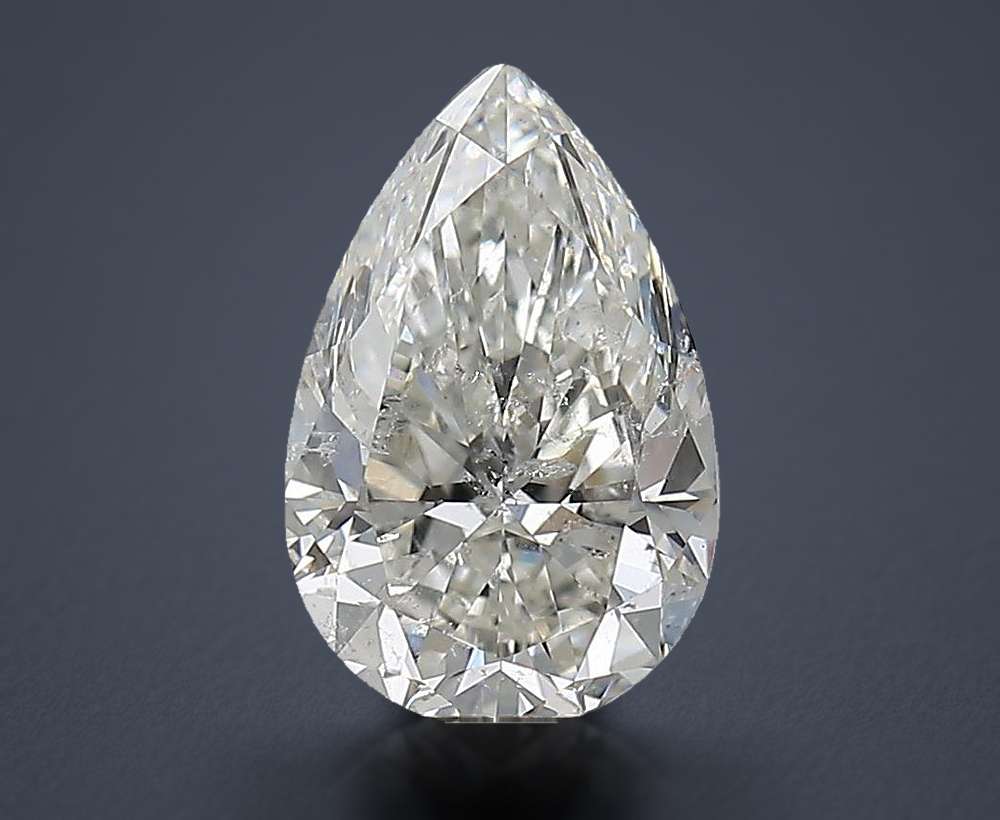 2.02ct I SI2 Rare Carat Ideal Cut Pear Diamond