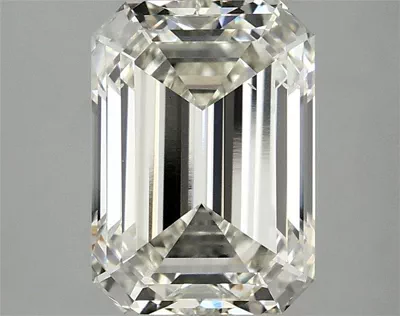 3.10ct H VS2 Excellent Cut Emerald Lab Grown Diamond