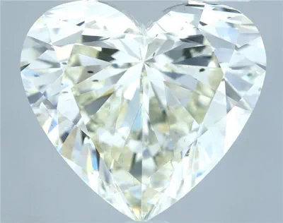 4.01ct J SI1 Very Good Cut Heart Diamond