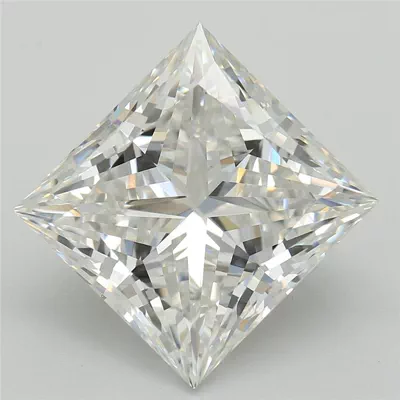 4.09ct F VS1 Rare Carat Ideal Cut Princess Lab Grown Diamond