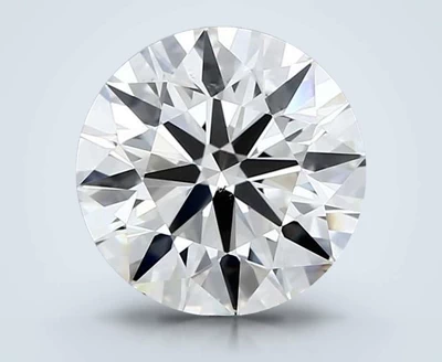 3.00ct K VS2 Rare Carat Ideal Cut Round Diamond