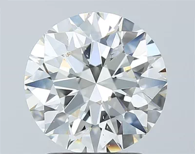 2.06ct I SI1 Rare Carat Ideal Cut Round Diamond