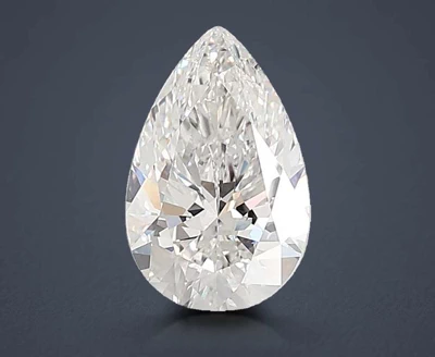 4.08ct F VS1 Rare Carat Ideal Cut Pear Lab Grown Diamond