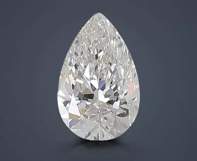 0.95ct E VVS2 Rare Carat Ideal Cut Pear Lab Grown Diamond