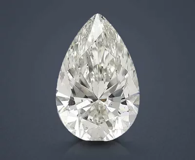 5.11ct K SI2 Rare Carat Ideal Cut Pear Diamond