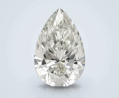 5.11ct K SI2 Rare Carat Ideal Cut Pear Diamond