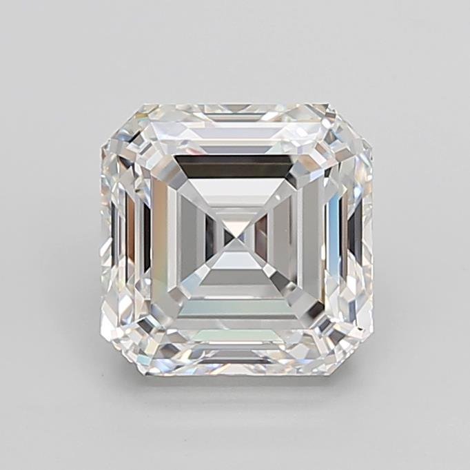 5.77ct D IF Rare Carat Ideal Cut Asscher Lab Grown Diamond