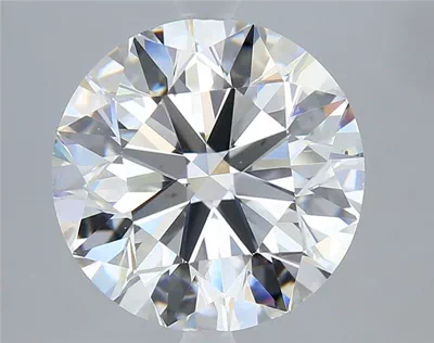 4.02ct H VS2 Rare Carat Ideal Cut Round Diamond