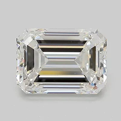 2.00ct E VVS2 Very Good Cut Emerald Lab Grown Diamond
