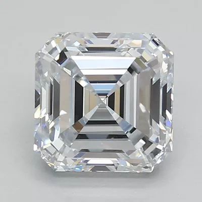 1.99ct F VVS2 Rare Carat Ideal Cut Asscher Lab Grown Diamond