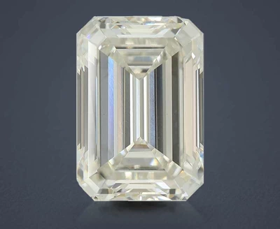 5.36ct F VS1 Rare Carat Ideal Cut Emerald Lab Grown Diamond