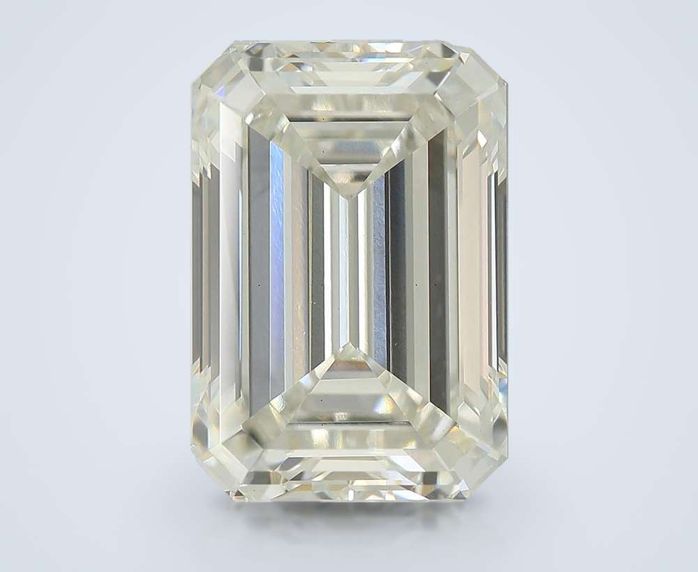 5.36ct F VS1 Rare Carat Ideal Cut Emerald Lab Grown Diamond