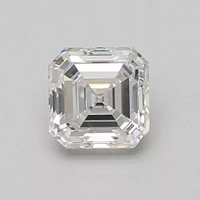 0.79ct D VS1 Very Good Cut Asscher Lab Grown Diamond