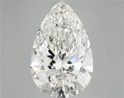 10.74ct F VVS2 Rare Carat Ideal Cut Pear Lab Grown Diamond