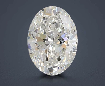 3.01ct E VS1 Rare Carat Ideal Cut Oval Lab Grown Diamond