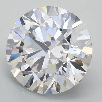 2.04ct D VS1 Rare Carat Ideal Cut Round Lab Grown Diamond