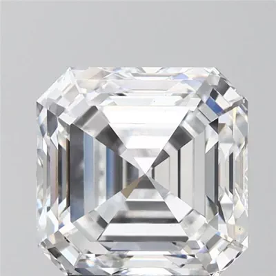 3.53ct D VS1 Rare Carat Ideal Cut Asscher Lab Grown Diamond