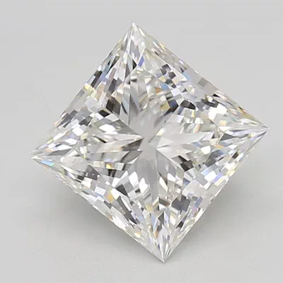 3.25ct F VS1 Rare Carat Ideal Cut Princess Lab Grown Diamond