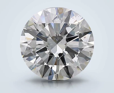 3.01ct G SI2 Rare Carat Ideal Cut Round Diamond