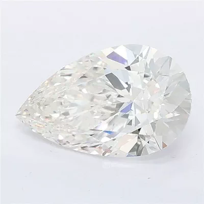 1.57ct G VVS2 Rare Carat Ideal Cut Pear Lab Grown Diamond