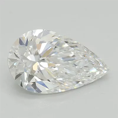 1.54ct D VS1 Rare Carat Ideal Cut Pear Lab Grown Diamond