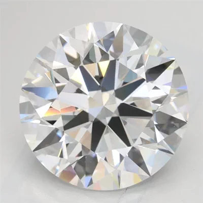 3.21ct D FL Rare Carat Ideal Cut Round Lab Grown Diamond