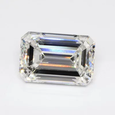 14.35ct E VVS2 Rare Carat Ideal Cut Emerald Lab Grown Diamond