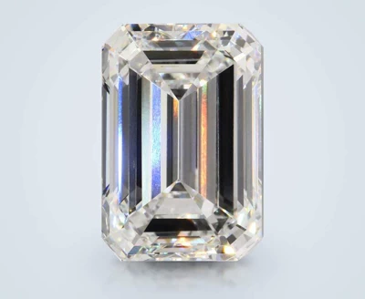 14.35ct E VVS2 Rare Carat Ideal Cut Emerald Lab Grown Diamond