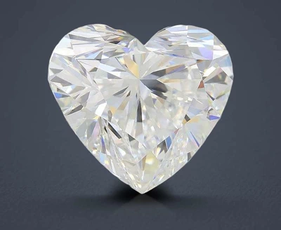 11.27ct F VS1 Rare Carat Ideal Cut Heart Lab Grown Diamond