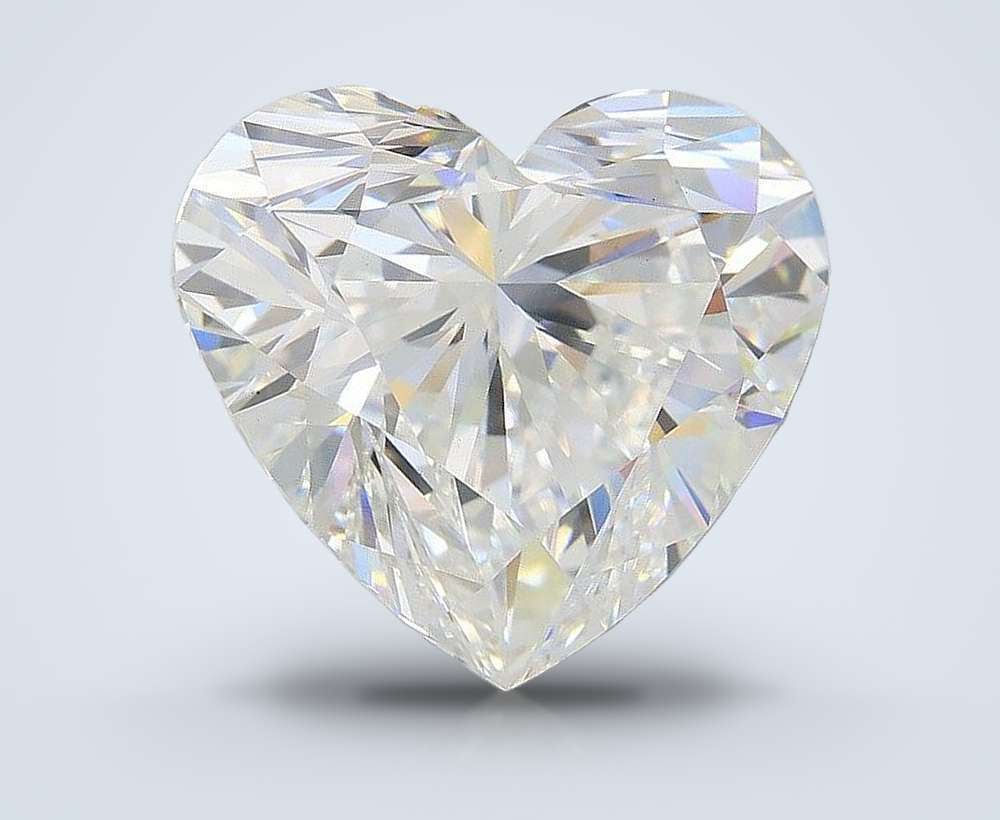 11.27ct F VS1 Rare Carat Ideal Cut Heart Lab Grown Diamond