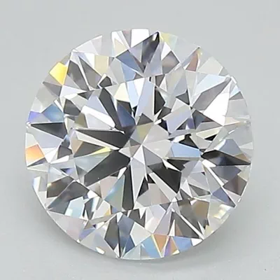 1.57ct E VVS2 Rare Carat Ideal Cut Round Lab Grown Diamond