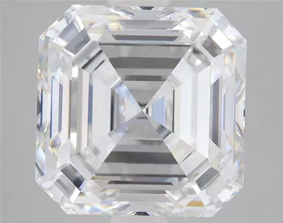 7.04ct E VS1 Rare Carat Ideal Cut Asscher Lab Grown Diamond