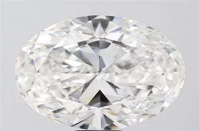 15.09ct F VS1 Rare Carat Ideal Cut Oval Lab Grown Diamond