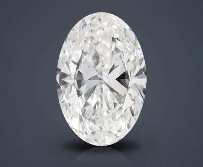 15.09ct F VS1 Rare Carat Ideal Cut Oval Lab Grown Diamond