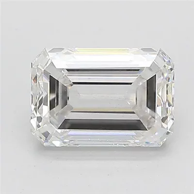 1.50ct G SI1 Rare Carat Ideal Cut Emerald Lab Grown Diamond