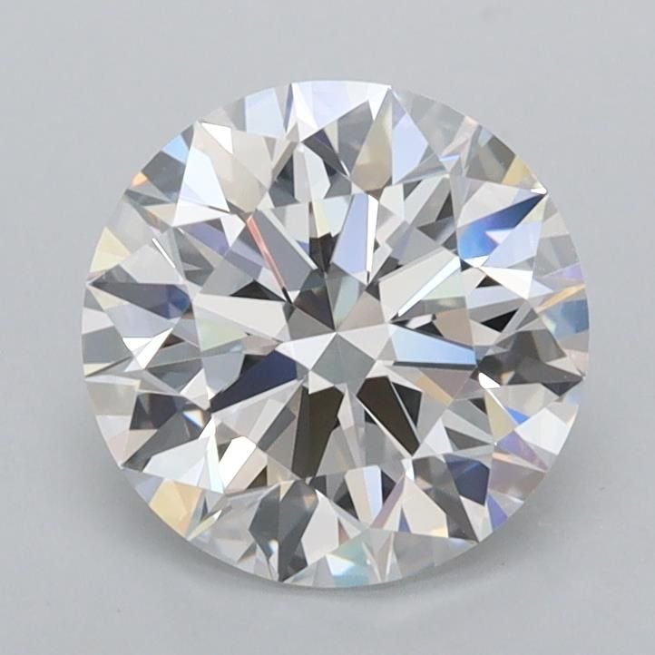 1.67ct D FL Rare Carat Ideal Cut Round Lab Grown Diamond