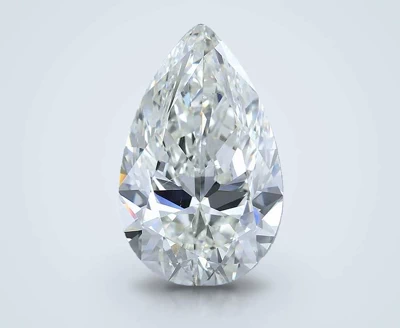 5.01ct H SI1 Rare Carat Ideal Cut Pear Diamond