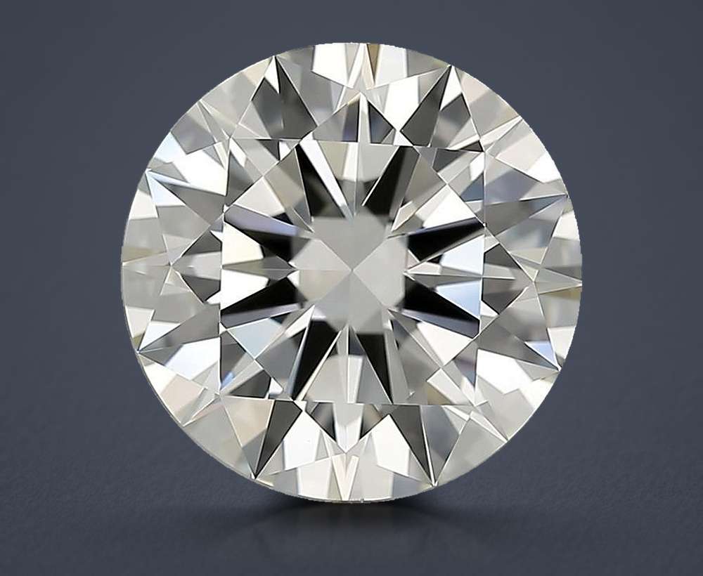 4.03ct J VVS2 Rare Carat Ideal Cut Round Diamond
