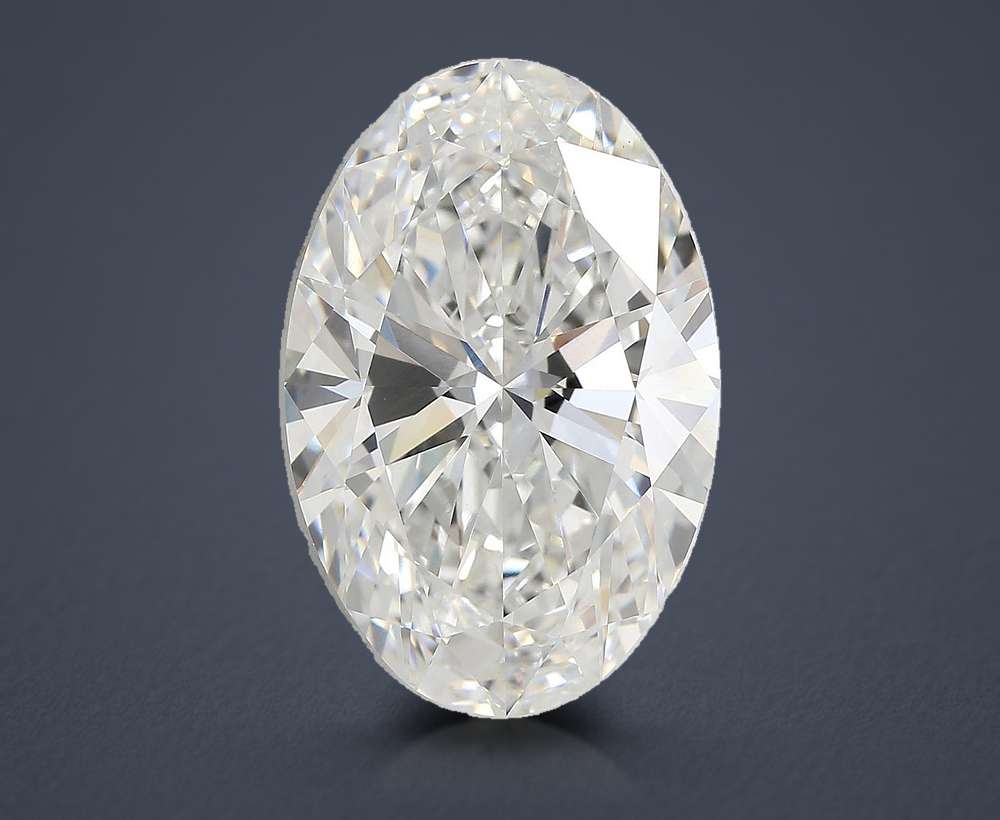 11.04ct E VVS2 Rare Carat Ideal Cut Oval Lab Grown Diamond