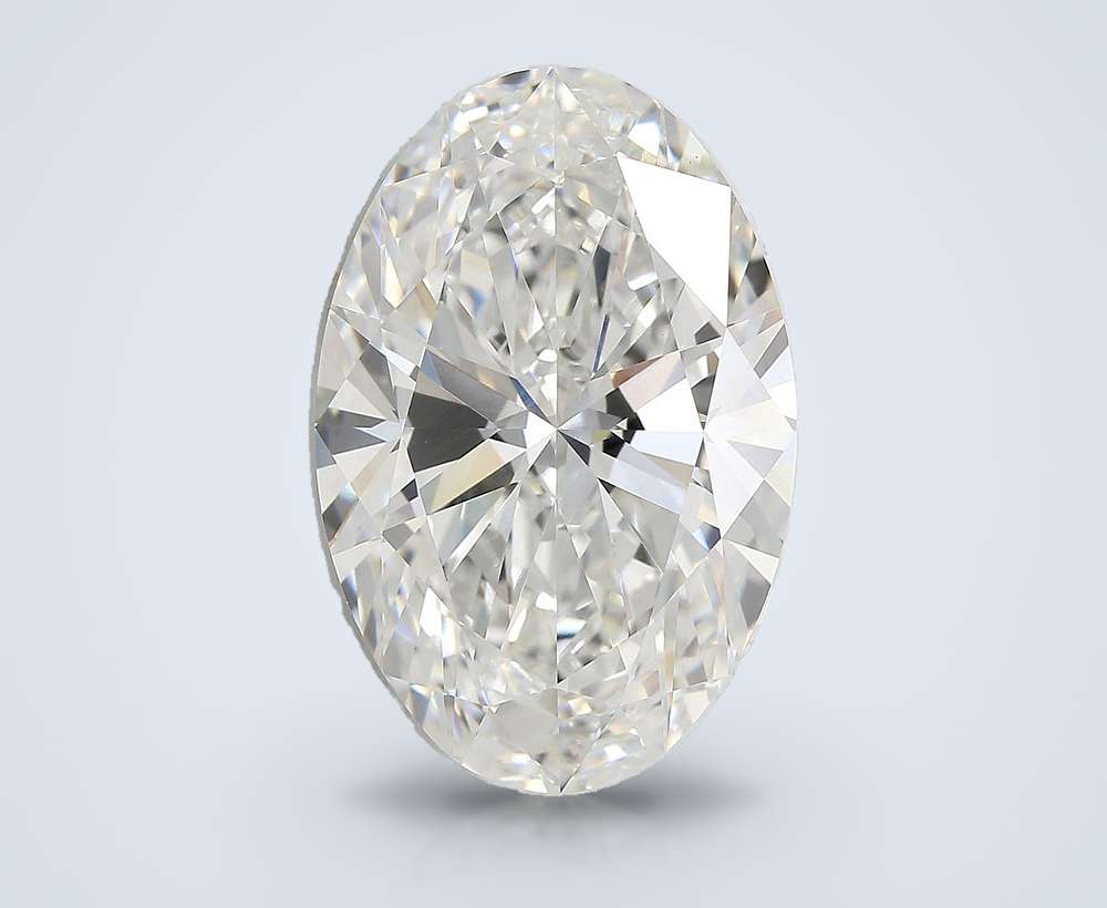 11.04ct E VVS2 Rare Carat Ideal Cut Oval Lab Grown Diamond