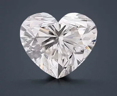 0.80ct K SI1 Rare Carat Ideal Cut Heart Diamond