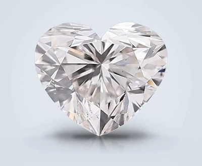 0.80ct K SI1 Rare Carat Ideal Cut Heart Diamond