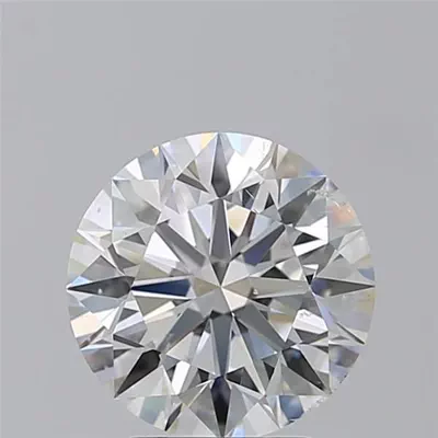 3.01ct D SI2 Rare Carat Ideal Cut Round Diamond