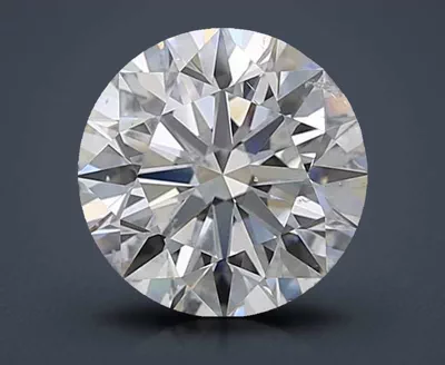 3.01ct D SI2 Rare Carat Ideal Cut Round Diamond