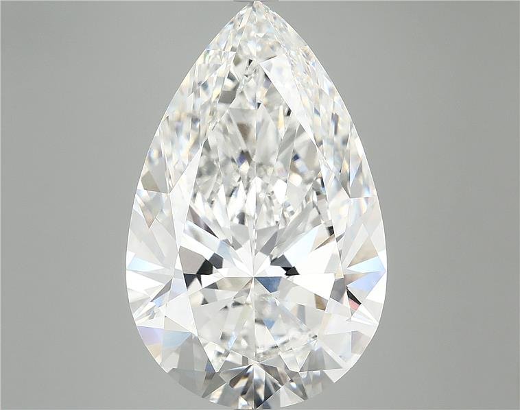 10.24ct F VVS2 Rare Carat Ideal Cut Pear Lab Grown Diamond