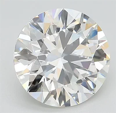 3.40ct I IF Excellent Cut Round Lab Grown Diamond