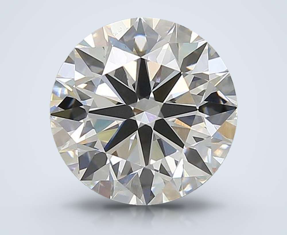 3.01ct D VS1 Excellent Cut Round Lab Grown Diamond