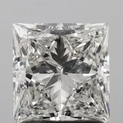 2.33ct H VVS2 Very Good Cut Princess Lab Grown Diamond