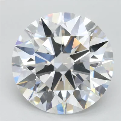 4.08ct D FL Rare Carat Ideal Cut Round Lab Grown Diamond
